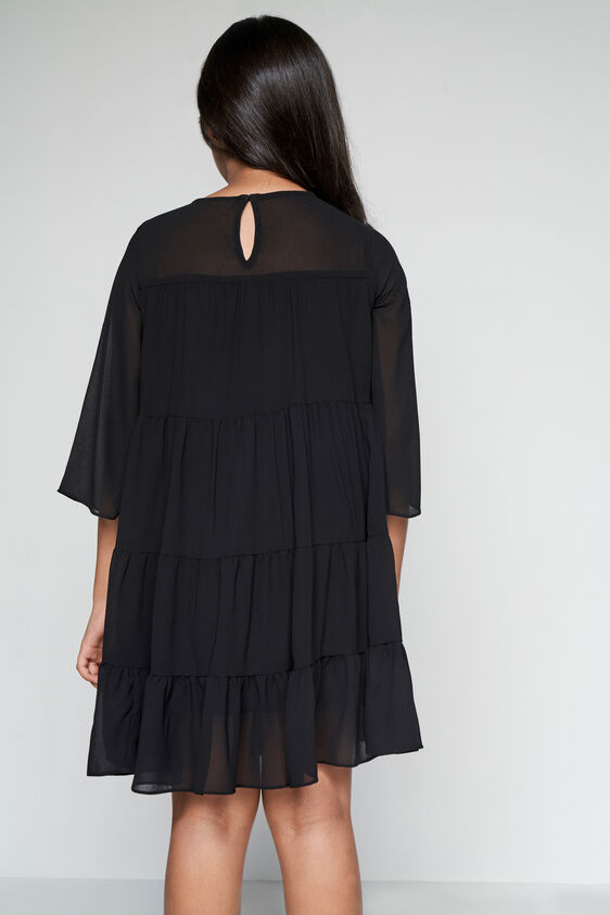 Starry Night Black Dress, Black, image 6